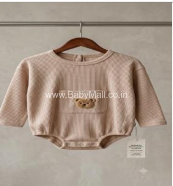 WEIJIAO Kids || Beige Premium Romper || Item No:ML712-1